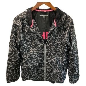 TOMMY HILFIGER SPORT WOMENS HOODED WINDBREAKER SIZE LARGE